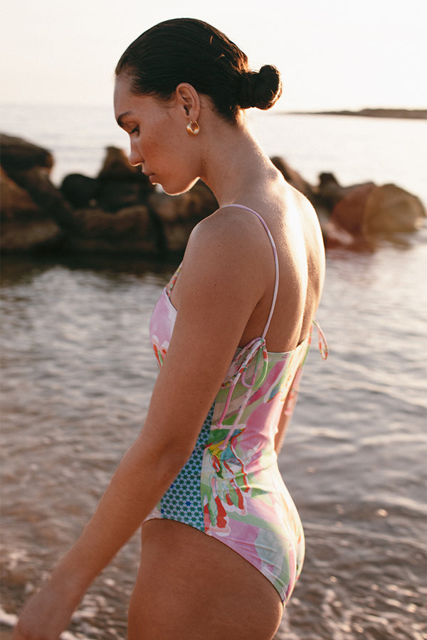Ayla Swim S20 Classic Swimsuit Lyra Print