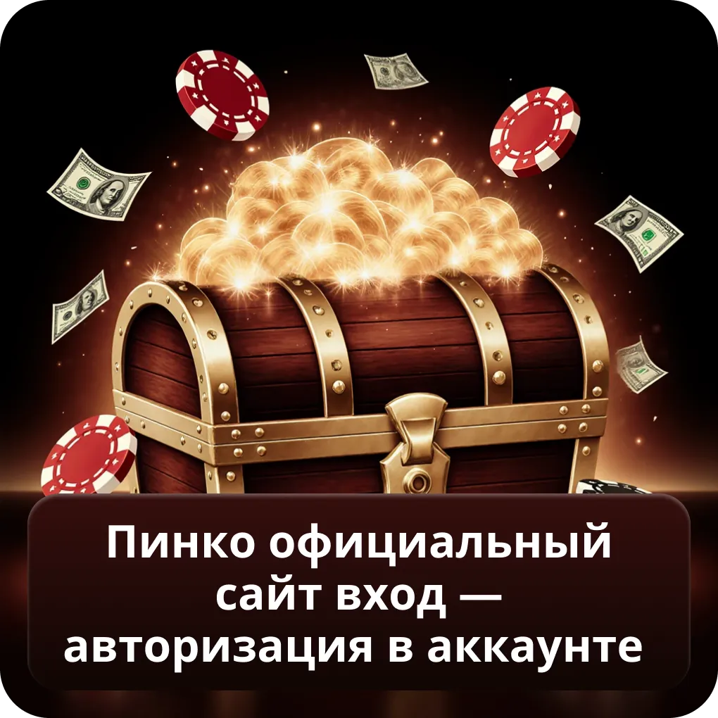 Пинко официальный сайт вход — авторизация в аккаунте